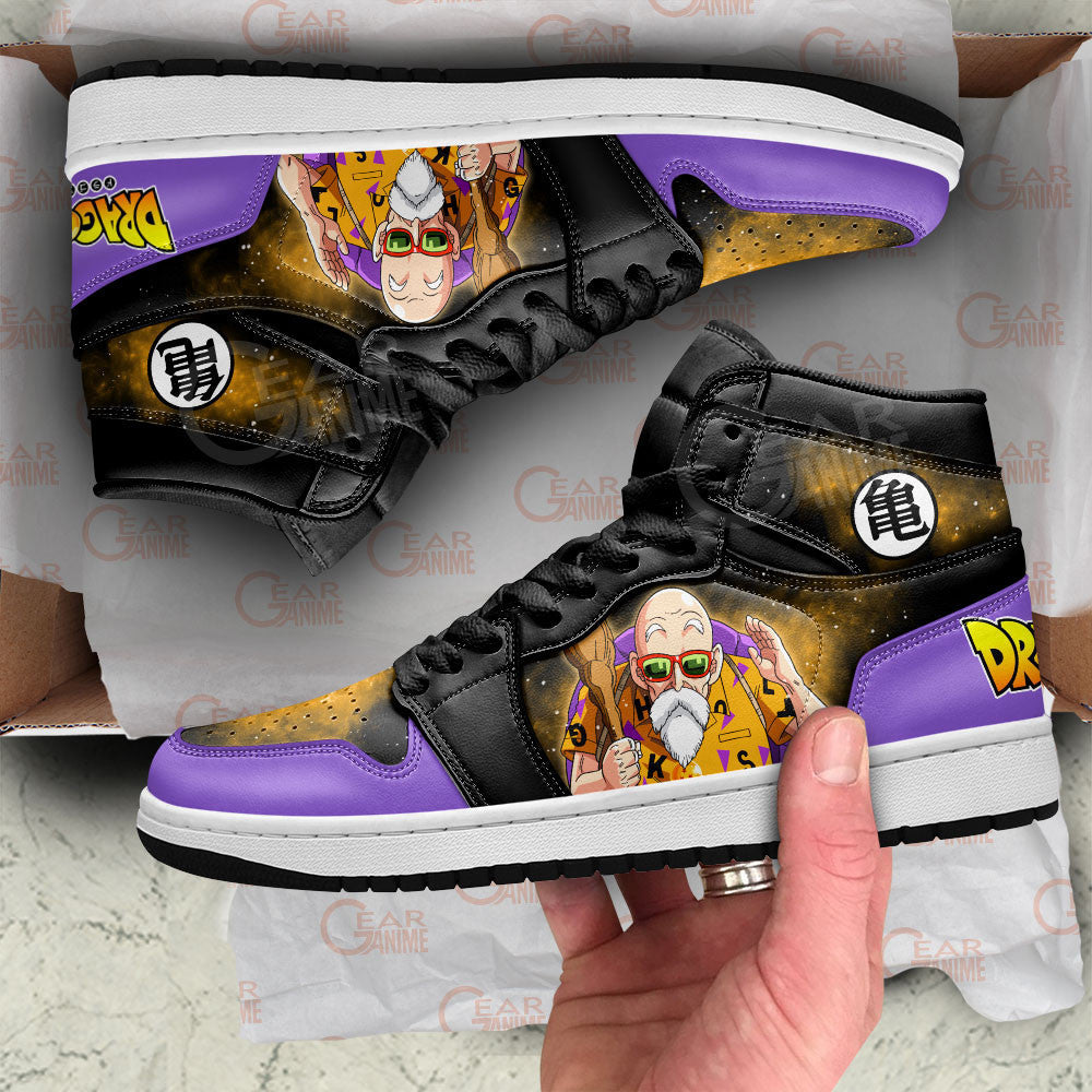 Master Roshi J1 Sneakers - Custom Anime Design