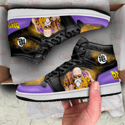 Master Roshi J1 Sneakers - Custom Anime Design