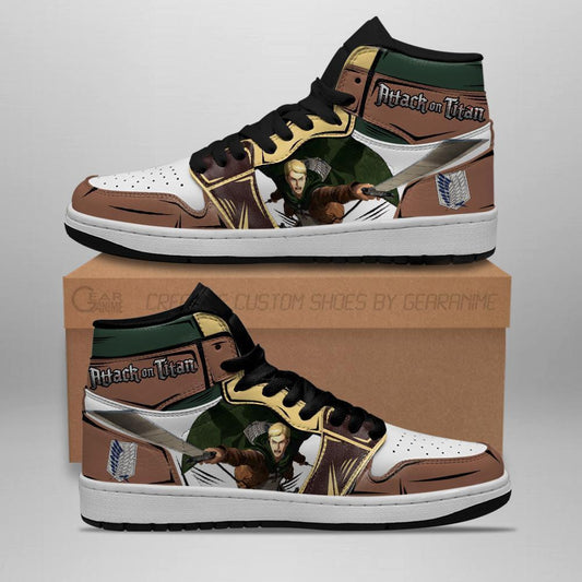 Erwin Smith Sneakers Attack On Titan Anime Sneakers - 1 - GearAnime