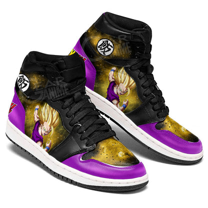 Gohan Super Saiyan Sneakers Custom Dragon Ball Anime Shoes Mix GalaxyGear Anime