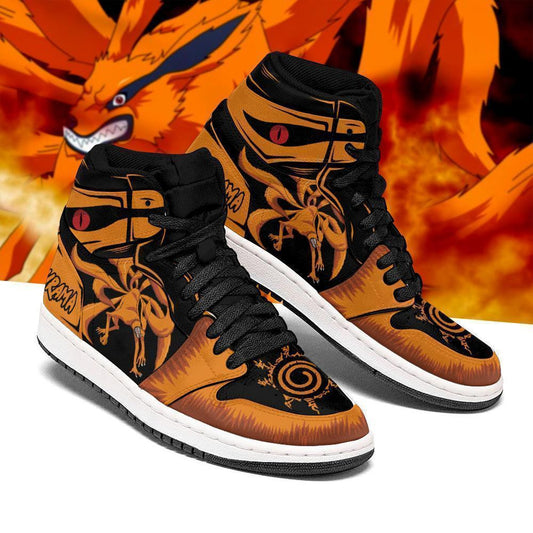 Nine-tailed Beast Kurama Sneakers Custom Anime Shoes - 1 - GearAnime