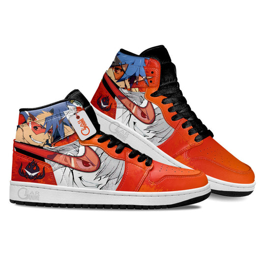 Kamina Anime Shoes Custom Sneakers MN2102 Gear Anime