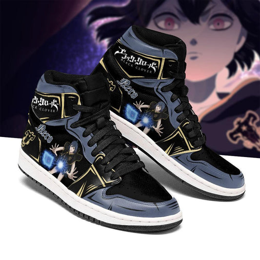 Black Bull Nero Secre Swallowtail Sneakers Black Clover Anime Shoes - 1 - GearAnime