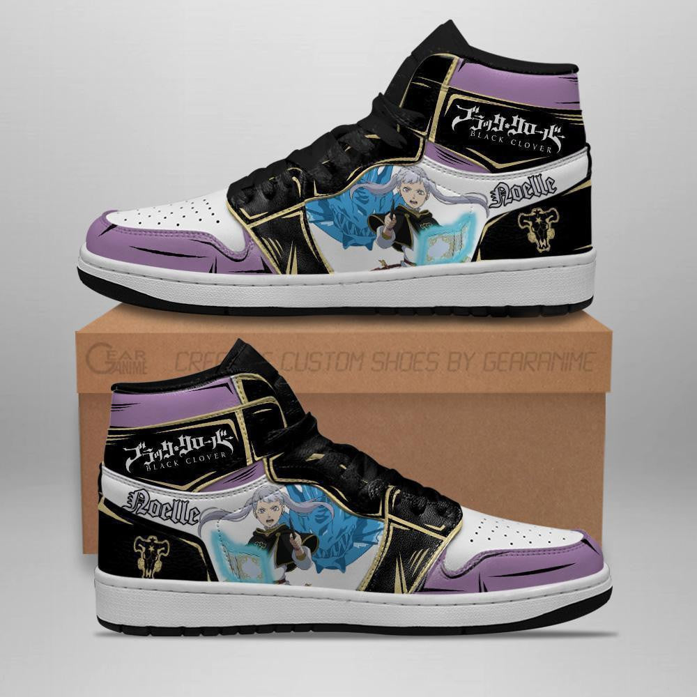Black Bull Noelle Silva Sneakers Black Clover Anime Shoes - 2 - GearAnime