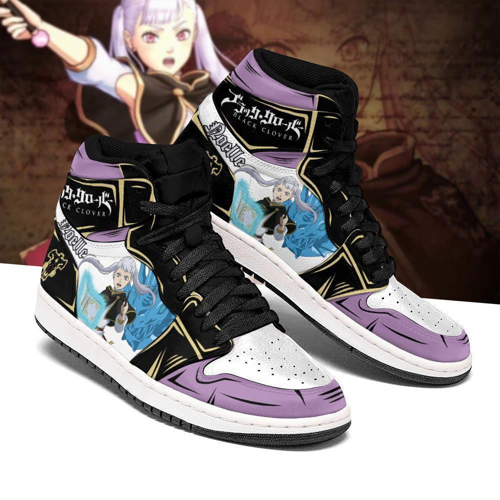 Black Bull Noelle Silva Sneakers Black Clover Anime Shoes - 1 - GearAnime