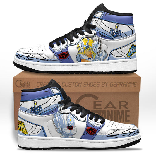 Cygnus Hyoga Sneakers Saint Seiya Custom Anime Shoes for OtakuGear Anime