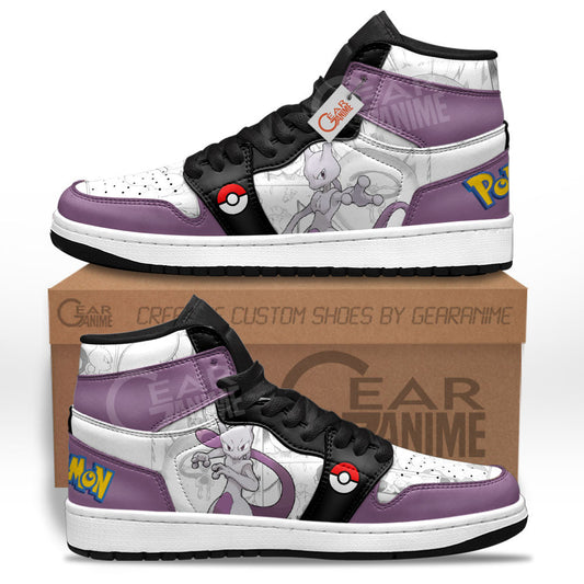 Pokemon Mewtwo Custom Manga Anime Shoes MV0123 Gear Anime