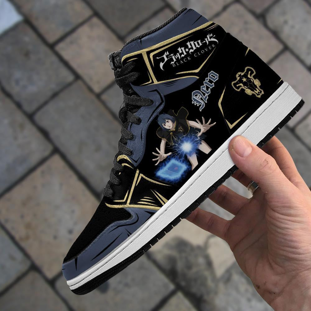 Black Bull Nero Secre Swallowtail Sneakers Black Clover Anime Shoes - 4 - GearAnime