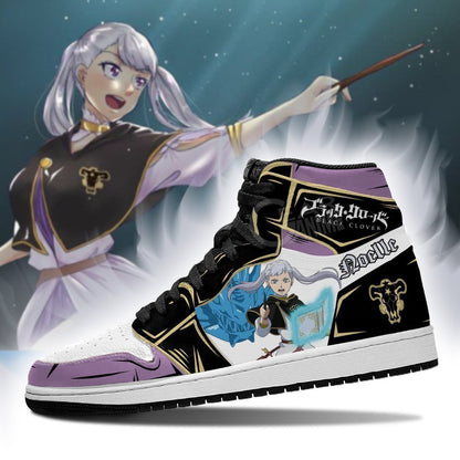 Black Bull Noelle Silva Sneakers Black Clover Anime Shoes - 3 - GearAnime