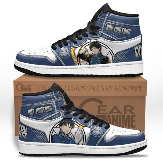 Roy Mustang Sneakers Custom Fullmetal Alchemist Anime ShoesGear Anime