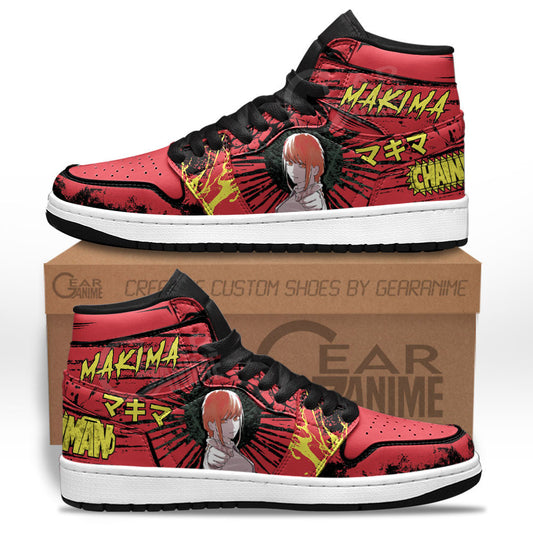 Makima Sneakers Chainsaw Man Custom Anime Shoes for OtakuGear Anime