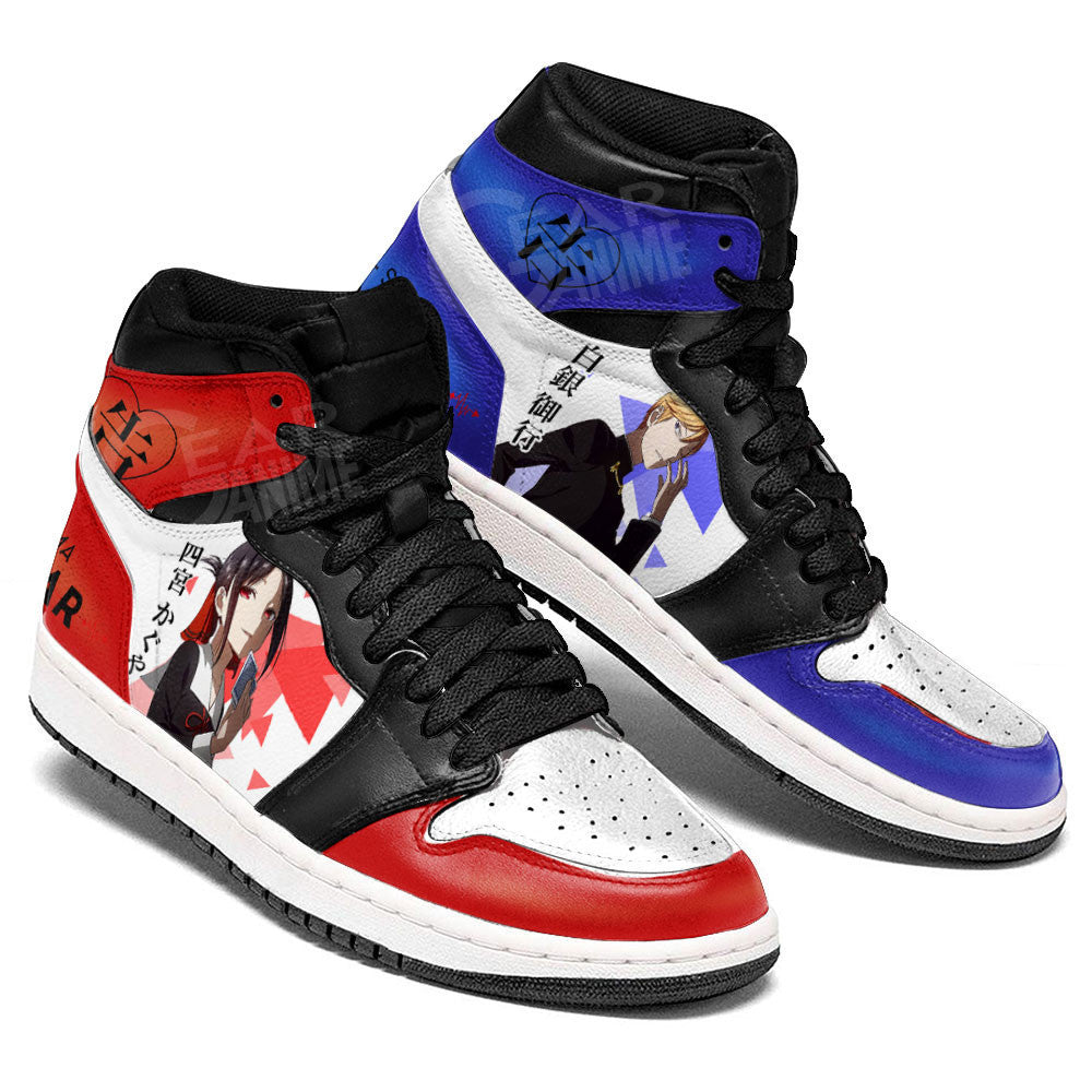 Kaguya Shinomiya and Miyuki Shirogane Sneakers Kaguya-sama Anime ShoesGear Anime