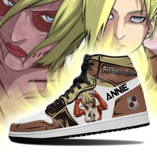 Annie Leonhart Titan Sneakers Attack On Titan Anime Sneakers - 1 - GearAnime