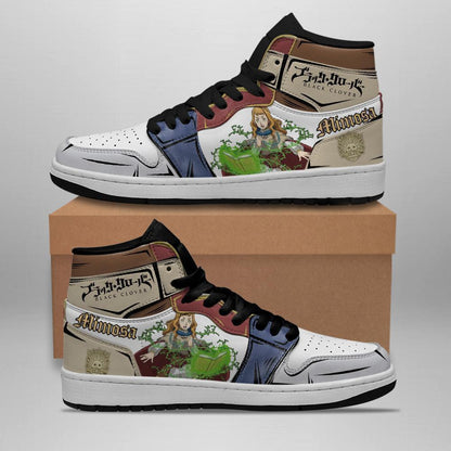 Golden Dawn Mimosa Vermillion Sneakers Black Clover Anime Shoes - 2 - GearAnime