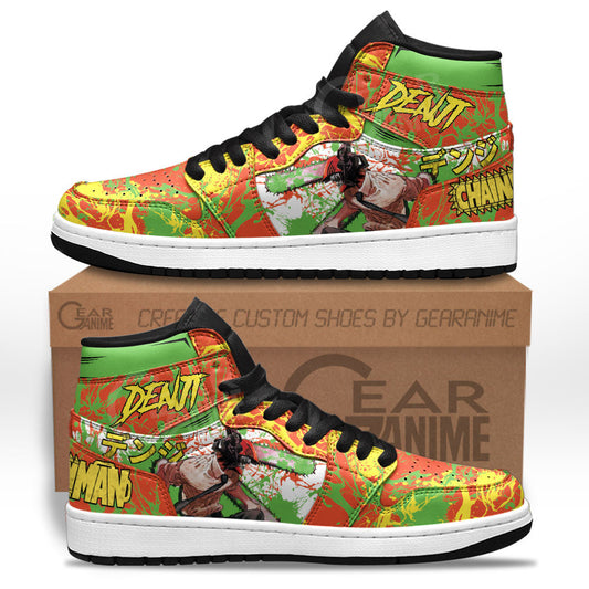 Denji Sneakers Chainsaw Man Custom Anime Shoes for OtakuGear Anime