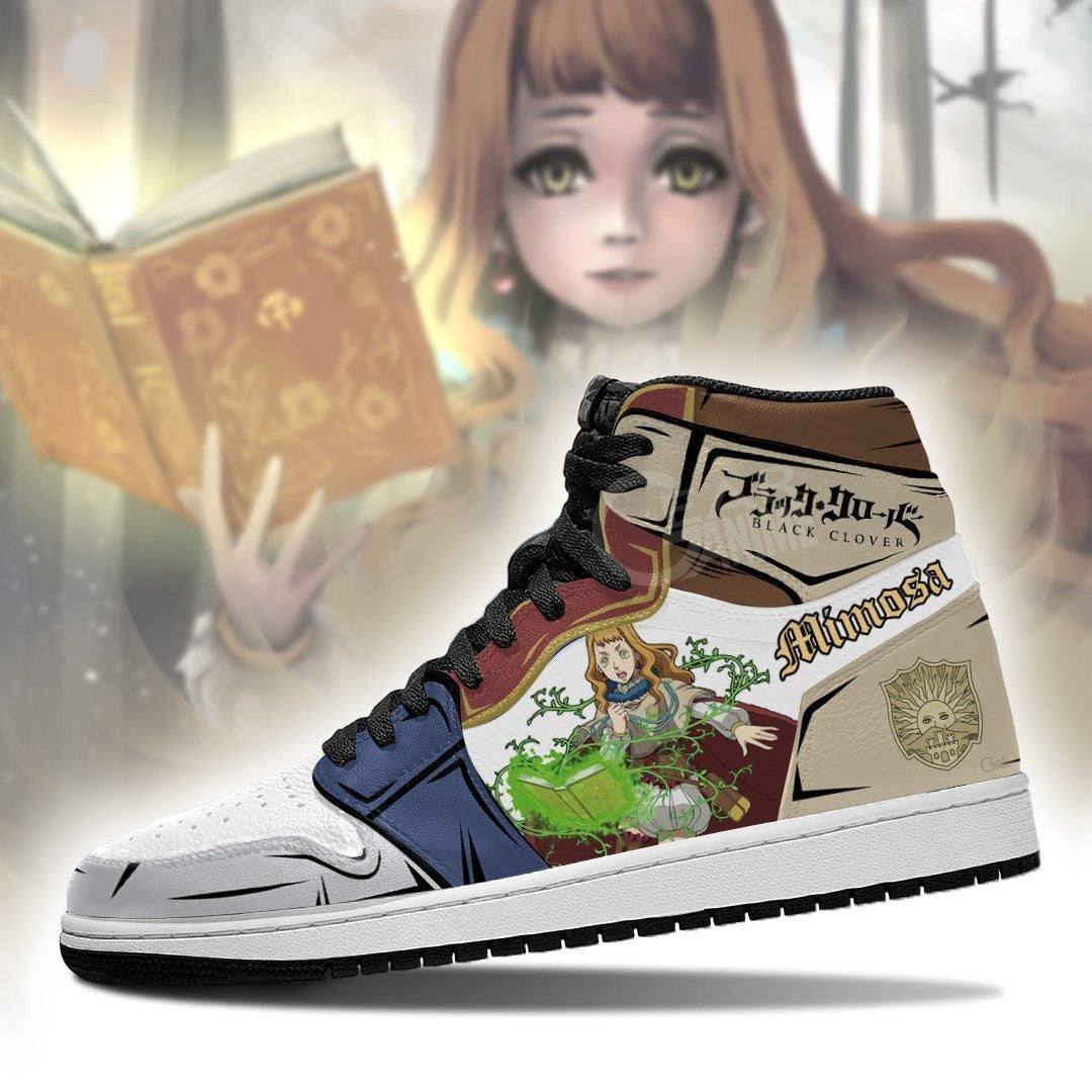 Golden Dawn Mimosa Vermillion Sneakers Black Clover Anime Shoes - 3 - GearAnime