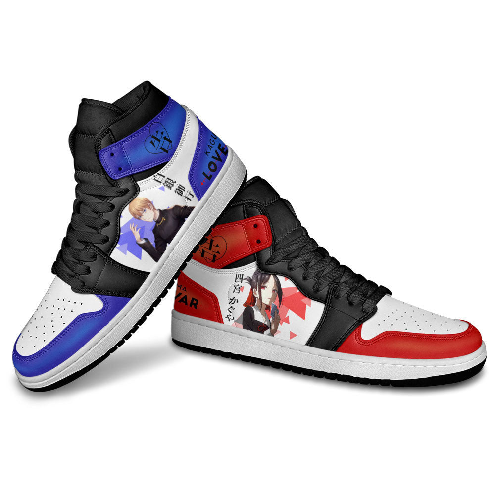 Kaguya Shinomiya and Miyuki Shirogane Sneakers Kaguya-sama Anime ShoesGear Anime