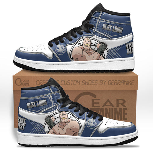 Alex Louis Armstrong Sneakers Custom Fullmetal Alchemist Anime ShoesGear Anime