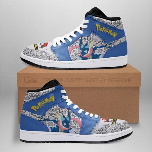 Greninja Sneakers Pokemon Sneakers Game Fan Gift Idea PT06 - 1 - GearAnime