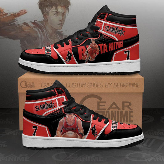 Ryota Miyagi Sneakers Custom Anime Slam Dunk Shoes - 1 - GearAnime