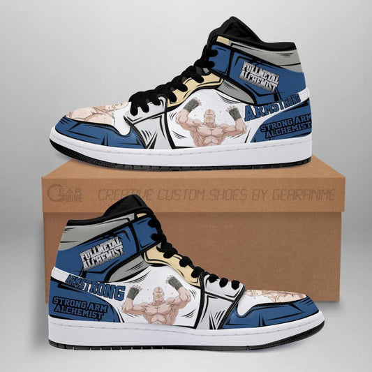 Alex Louis Armstrong Fullmetal Alchemist Sneakers Anime Shoes - 1 - GearAnime