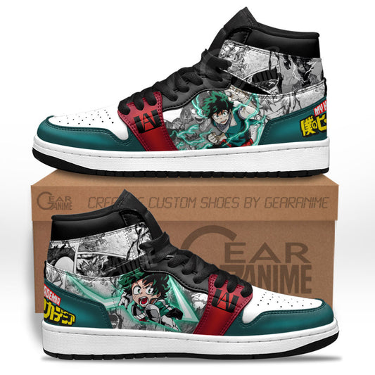 Deku Sneakers My Hero Academia Custom Anime Shoes Mix Manga Gear Anime