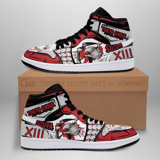 Juuzou Suzuya Sneakers Custom Tokyo Ghoul Anime Shoes MN05 - 1 - GearAnime