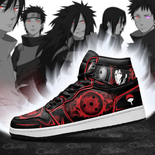 Sharingan Eyes Sneakers Anime Shoes - 4 - GearAnime