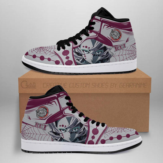 Demon Slayer Rui Sneakers Custom Anime Shoes - 1 - GearAnime