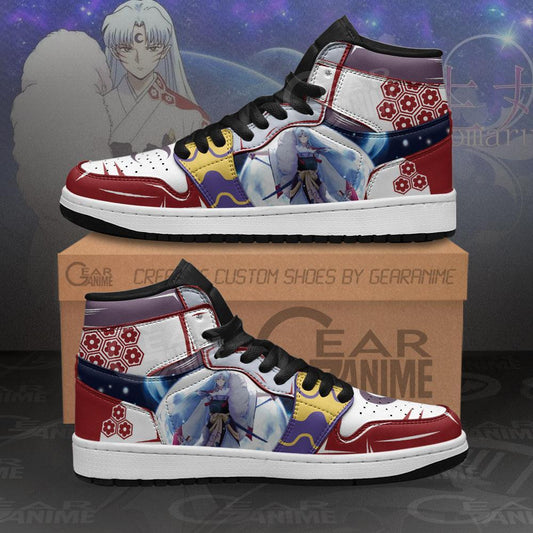 Sesshomaru Sneakers Inuyasha Anime Shoes - 1 - GearAnime