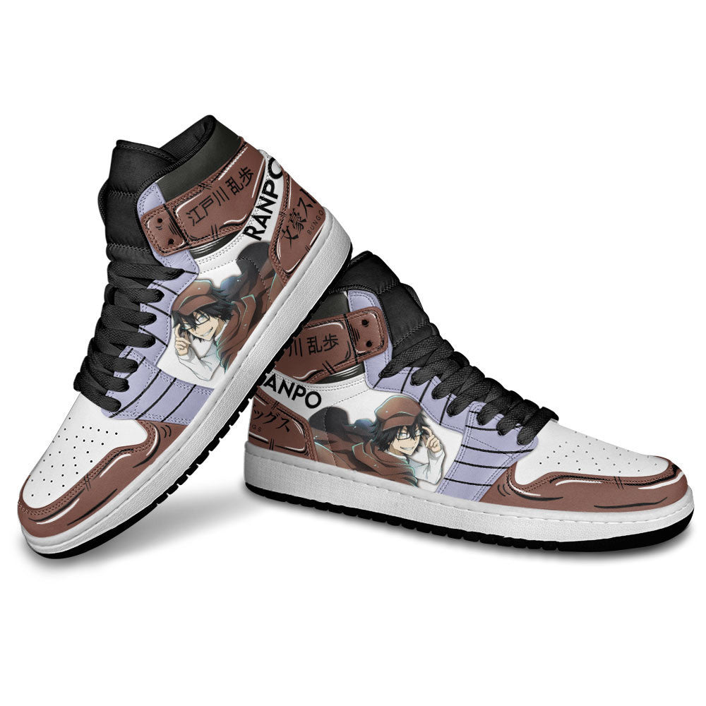 Ranpo Edogawa Sneakers Bungo Stray Dogs Custom Anime Shoes for OtakuGear Anime