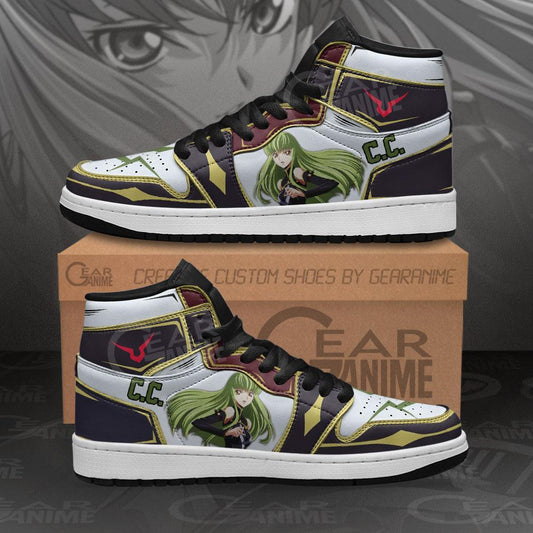 Code Geass C.C. Sneakers Custom Anime Shoes - 1 - GearAnime