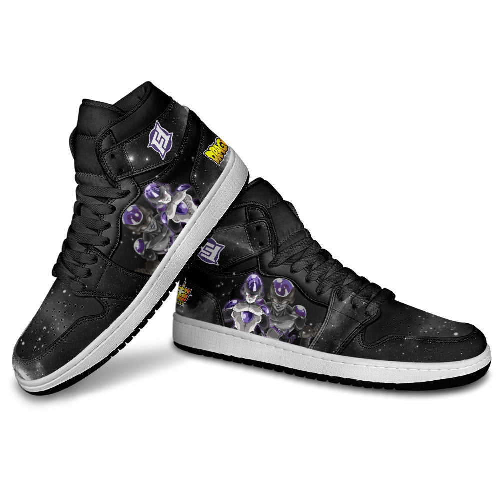 Black Frieza J1 Sneakers - Custom Anime Design