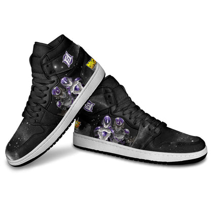 Black Frieza J1 Sneakers - Custom Anime Design