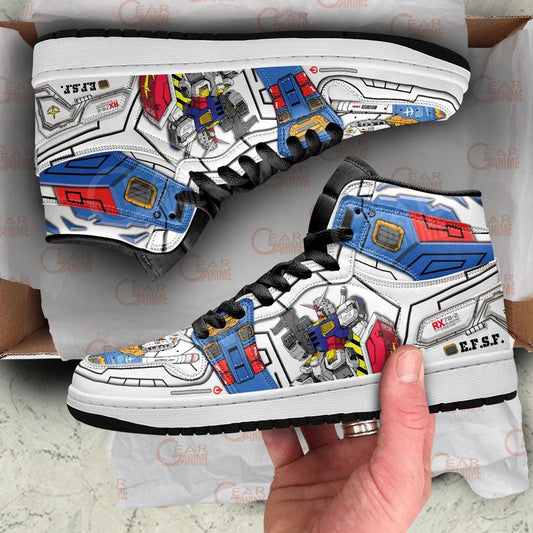 RX-78-2 Gundam Sneakers Custom Match Gundam Anime Shoes - 3 - GearAnime