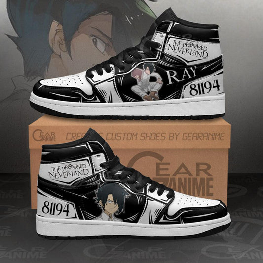 Ray Neverland Sneakers Custom Anime Shoes - 1 - GearAnime