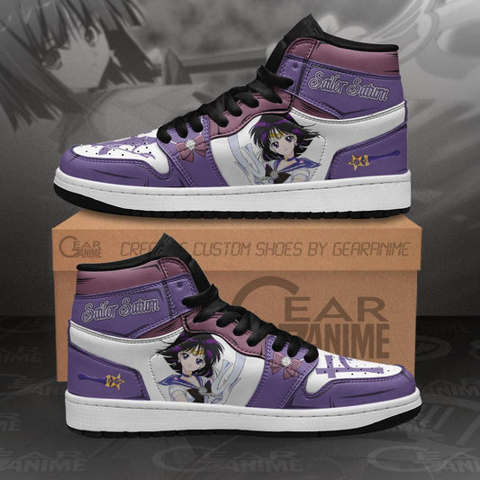 Sailor Saturn Sneakers Sailor Moon Anime Shoes MN11 - 1 - GearAnime