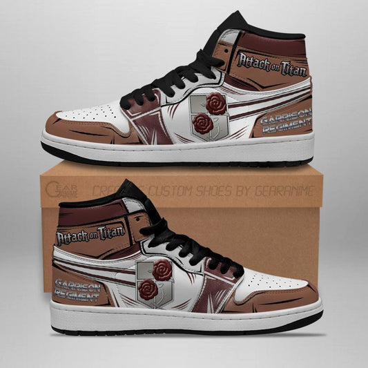 Garrison Regiment Sneakers Attack On Titan Anime Sneakers - 1 - GearAnime