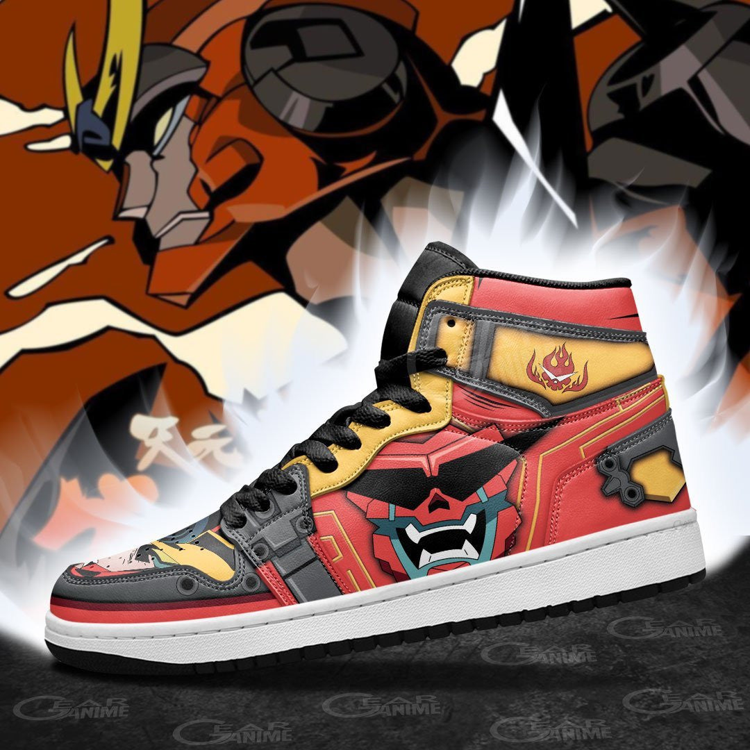 Gunmen Robot Sneakers Gurren Lagann Custom Anime Shoes - 3 - GearAnime