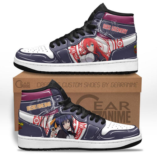 High School DxD Rias Gremory and Akeno Himejima Sneakers Custom Anime Shoes - 1 - GearAnime