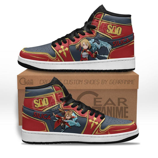 SAO Silica Sneakers Custom Anime Sword Art Online Shoes - 1 - GearAnime