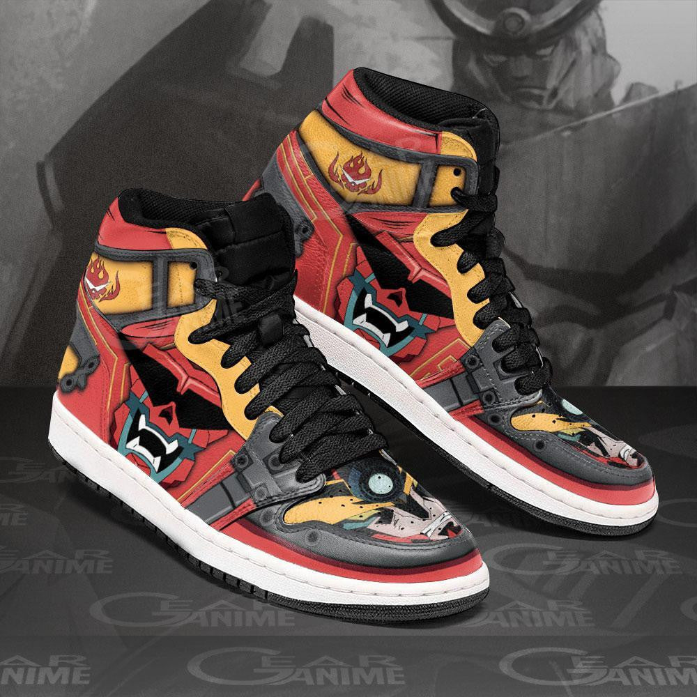 Gunmen Robot Sneakers Gurren Lagann Custom Anime Shoes - 2 - GearAnime