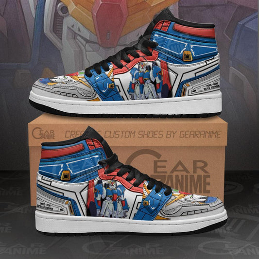 MSZ-006 Zeta Gundam Sneakers Custom Anime Gundam Shoes - 1 - GearAnime