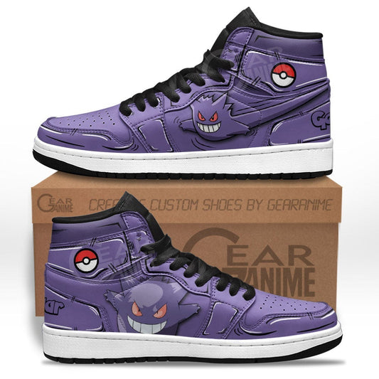 Gengar Sneakers Custom Pokemon Anime Shoes - 1 - GearAnime