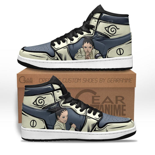 Shikadai Nara Sneakers Custom Anime Boruto Shoes - 1 - GearAnime