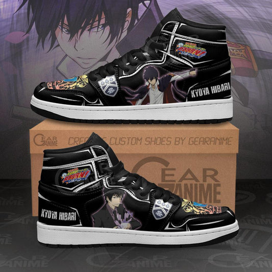 Kyoya Hibari Sneakers Hitman Reborn Anime Shoes MN11 - 1 - GearAnime