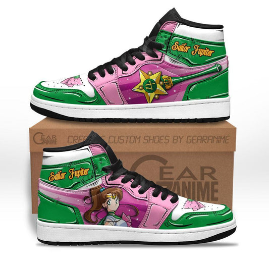 Sailor Jupiter Sneakers Custom Anime Sailor Moon Shoes - 1 - GearAnime
