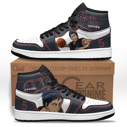 Kuroko's Basketball Daiki Aomine Sneakers Custom Anime Shoes - 1 - GearAnime
