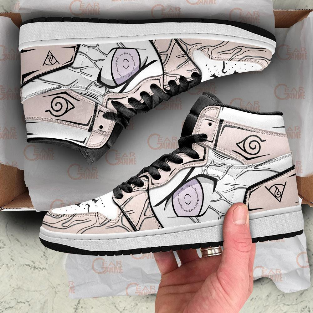 Neji Byakugan Eyes Sneakers Custom Anime Shoes - 3 - GearAnime