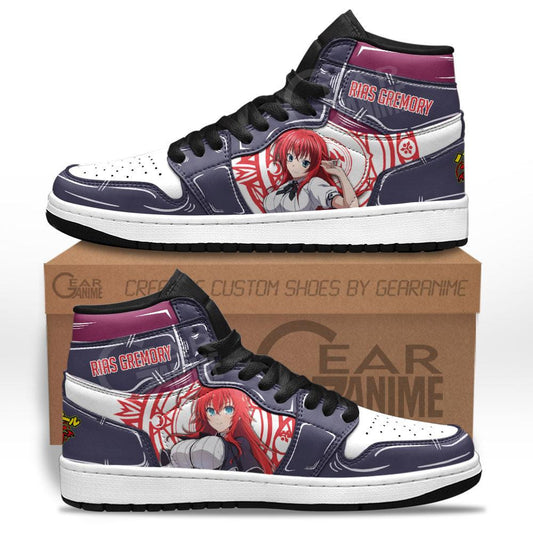 High School DxD Rias Gremory Sneakers Custom Anime Shoes - 1 - GearAnime